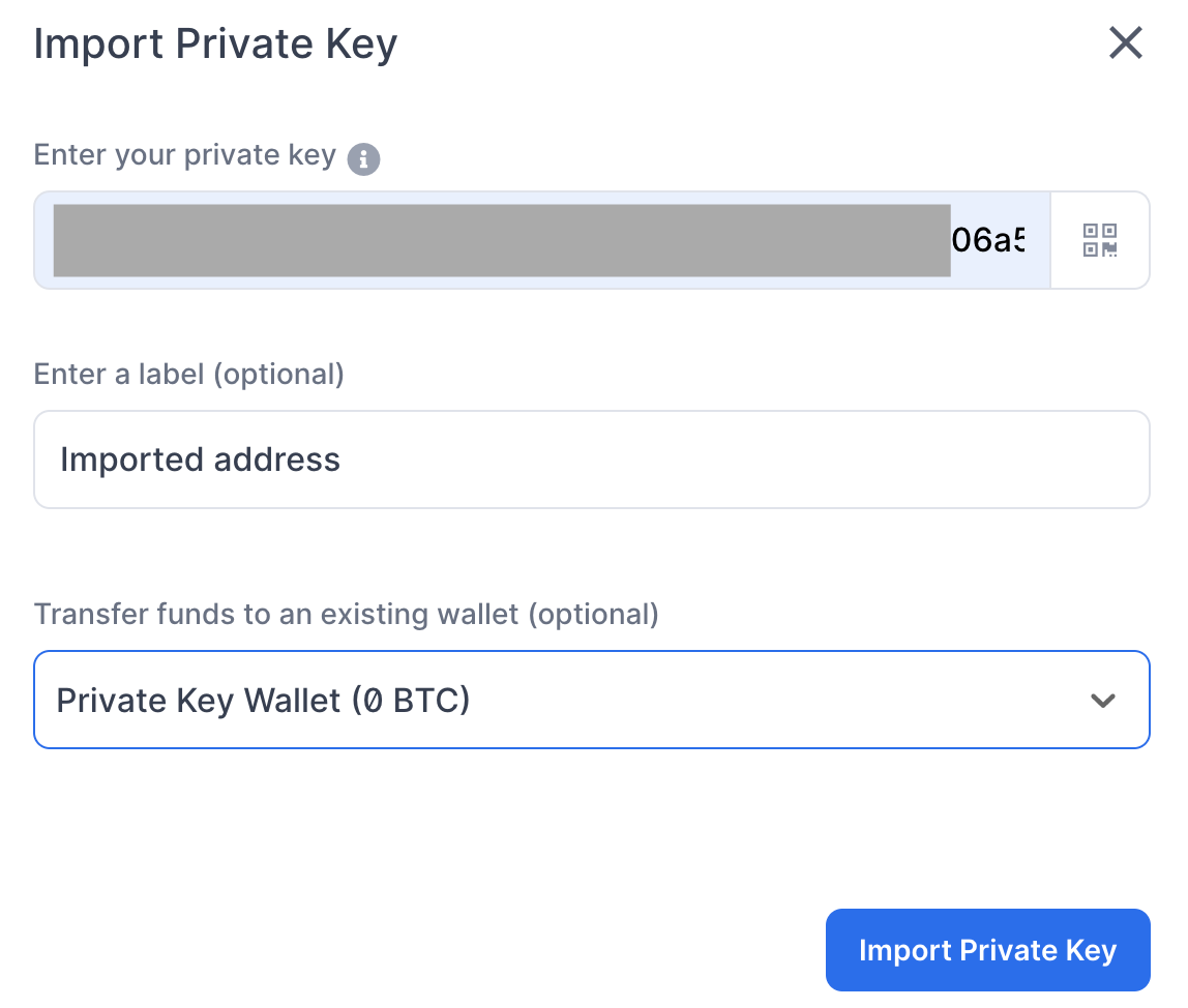 Generating Wallet Address From Private Key