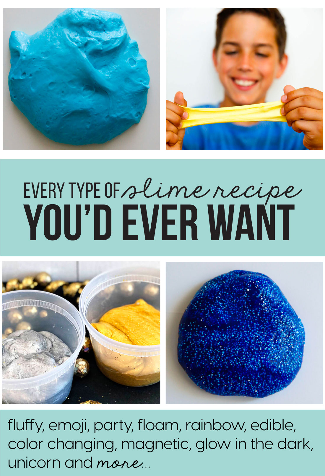 EASY SLIME - 2 (non toxic) ingredients!