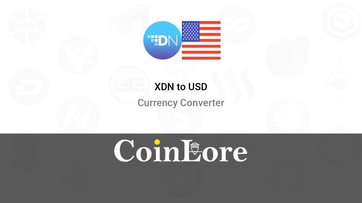 DigitalNote price today, XDN to USD live price, marketcap and chart | CoinMarketCap