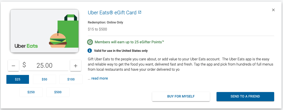 Uber Eats Gift Card Balance Check