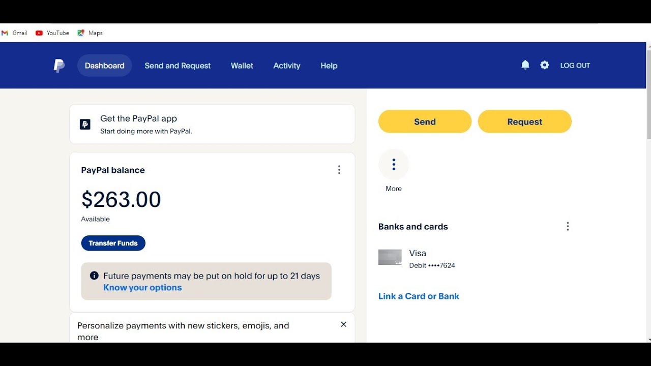 New PayPal account – payments on hold and accessing your money quicker | PayPal IN