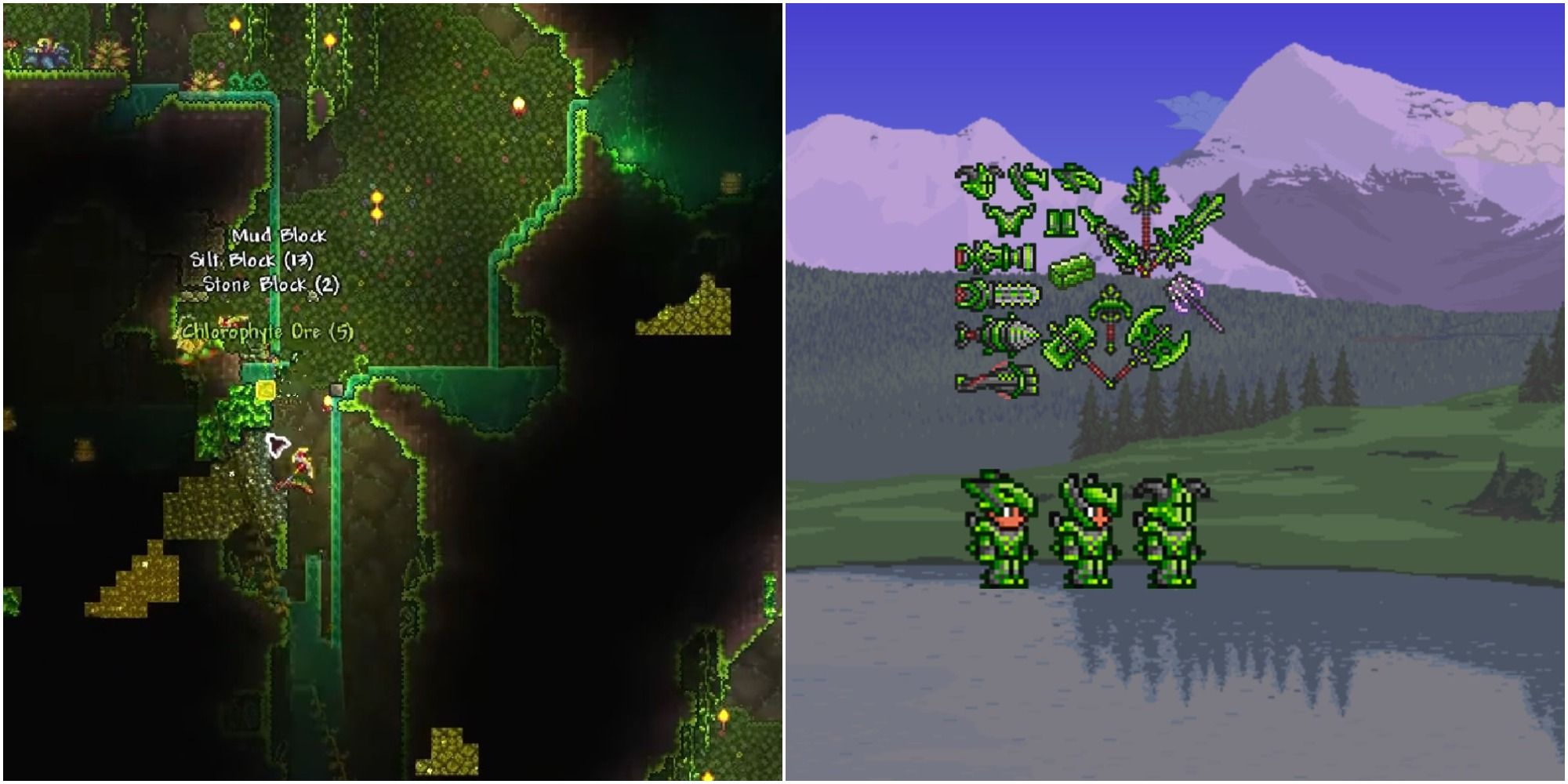 Mobile - Chlorophyte farming | Terraria Community Forums