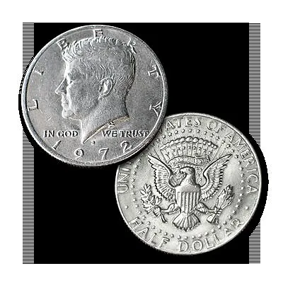 Folding Coin Half Dollar, Internal System (with DVD)D | Stevens Magic Global