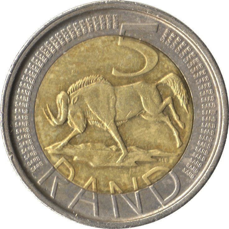 5 Rand South Africa | CoinBrothers Catalog