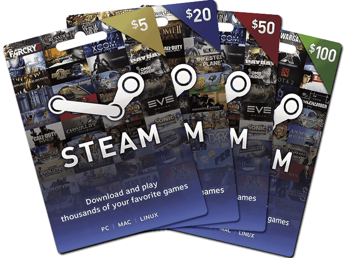 Redeem a Steam Gift Card or Wallet Code