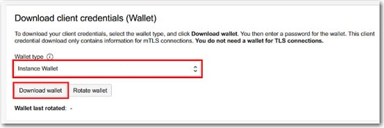 Connect to Oracle Cloud by using Wallet and Thin driver | DataGrip Documentation