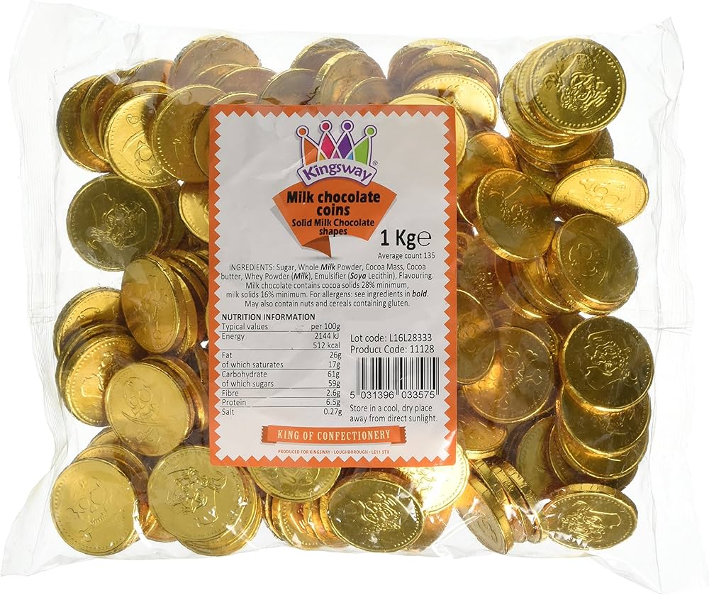 Chocolate Pirates Coins Retro Sweets - Candy | Beakers Sweets