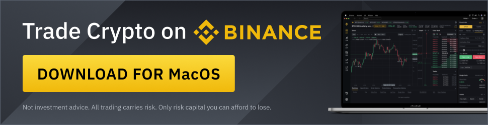 The free official Mac OS version of Binance