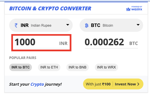 Convert Bitcoin to INR | Bitcoin price in Indian Rupees | Revolut Australia