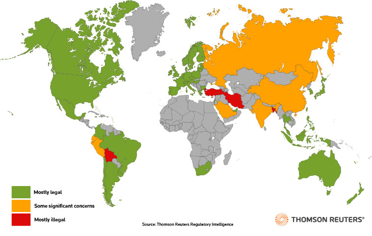 AML Cryptocurrency Regulations Around the World | The Sumsuber