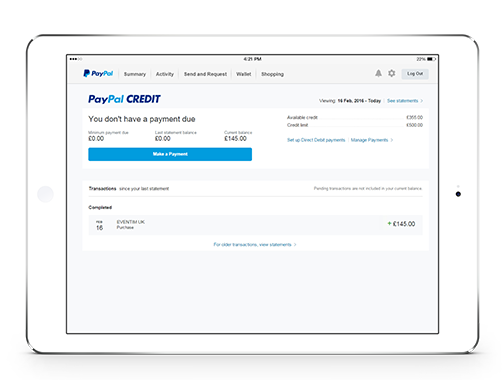 Why can't I pay with PayPal Credit? | PayPal US