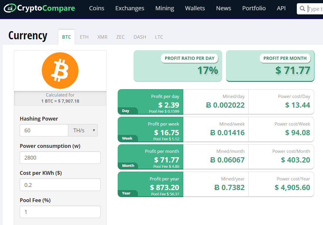 Calculator for mining - cryptolive.fun