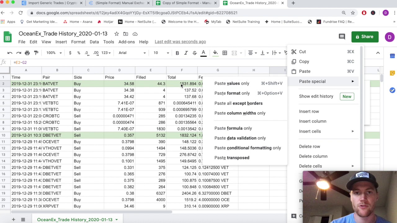 How to Import Trades via CSV - Crypto Pro