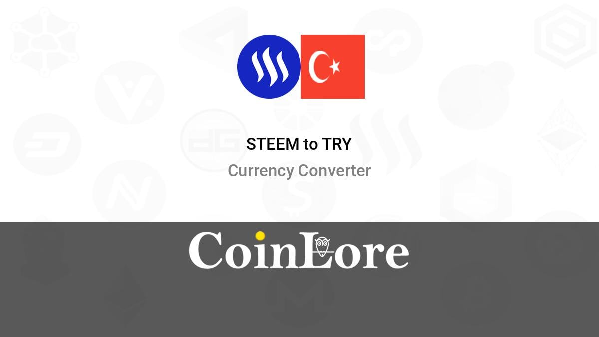 Steem price today, STEEM to USD live price, marketcap and chart | CoinMarketCap