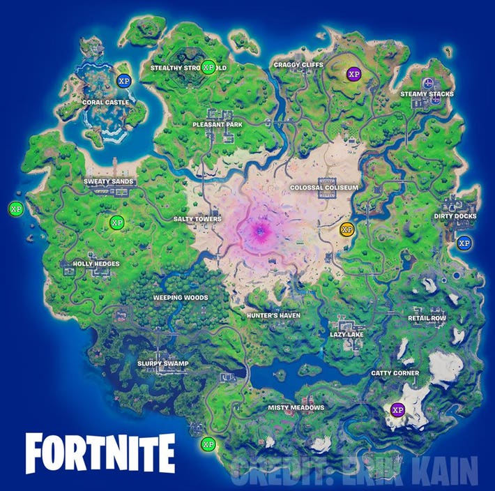 Fortnite: Every XP Coin Location for Week 2