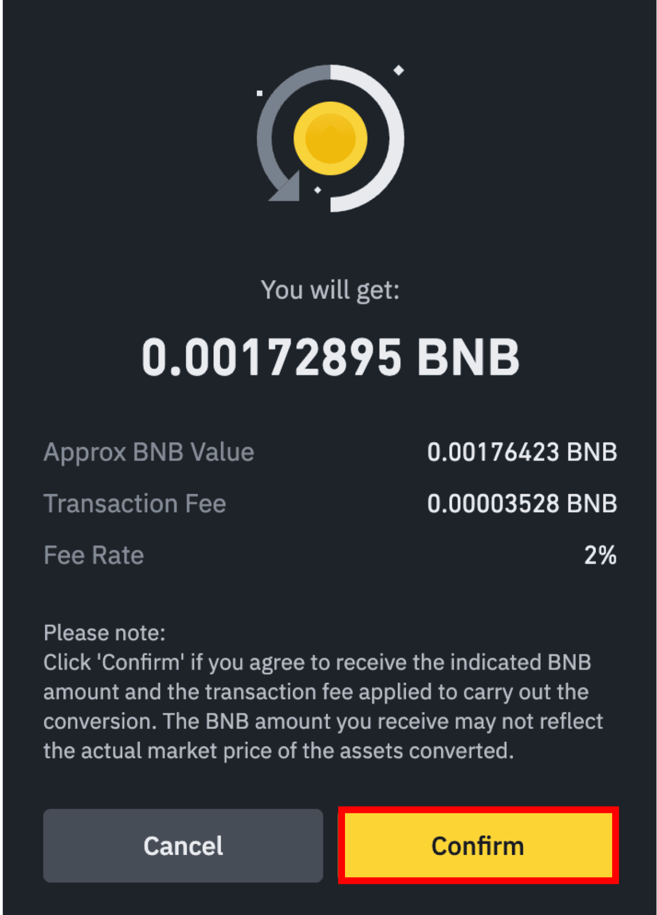 Convert small balances to BNB API - Spot/Margin API - Binance Developer Community