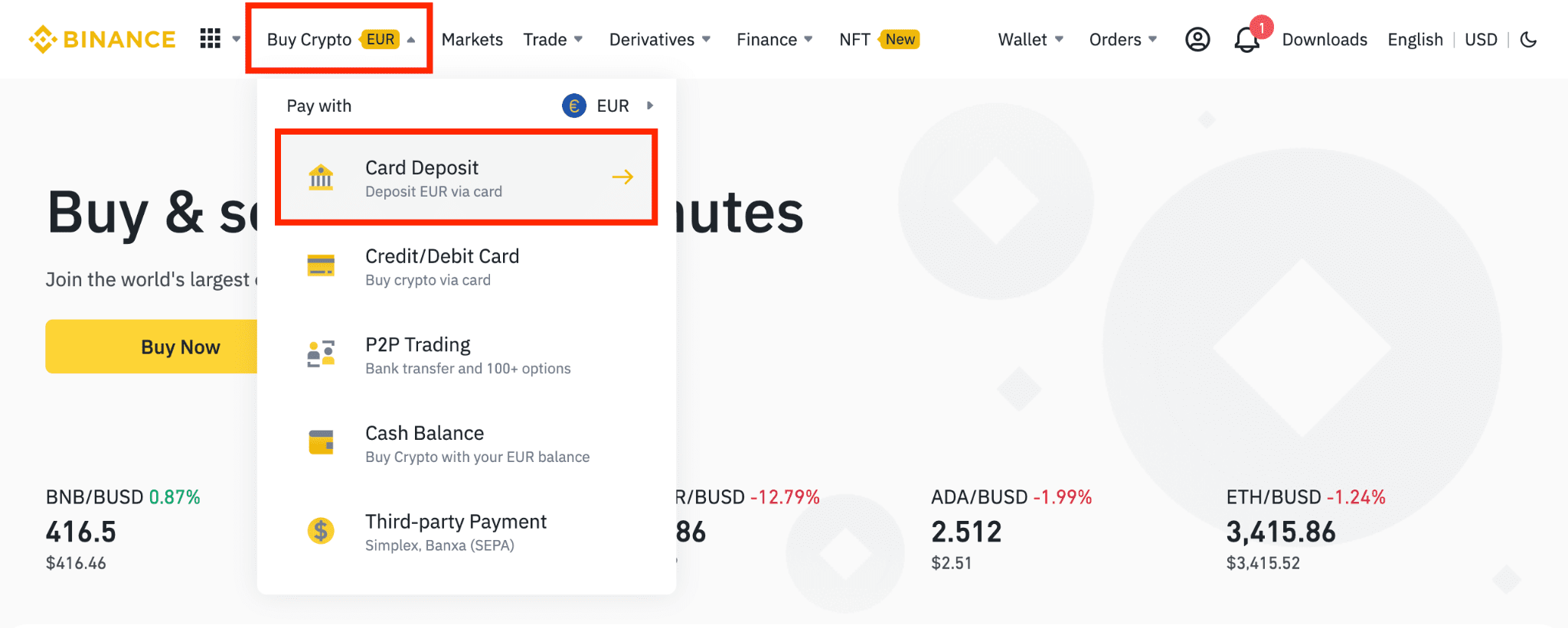 How to Transfer Crypto from Binance to Revolut? (2 Methods) - Coinapult