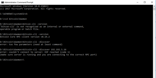 bitcoin-cli Network Commands