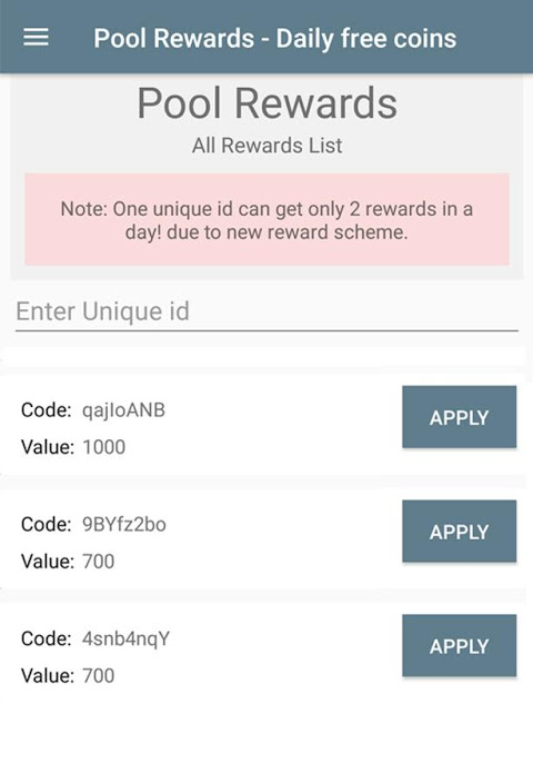 Pool Rewards Links Daily Free Coins APK Download - Free - 9Apps