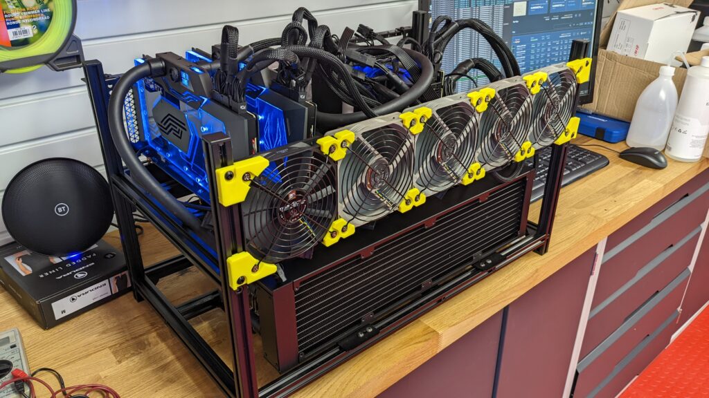 How to build a water-cooled crypto mining rig -