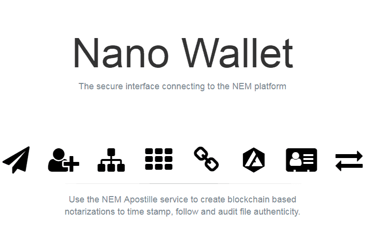 How to Create a NEM Nano Wallet | BitPinas