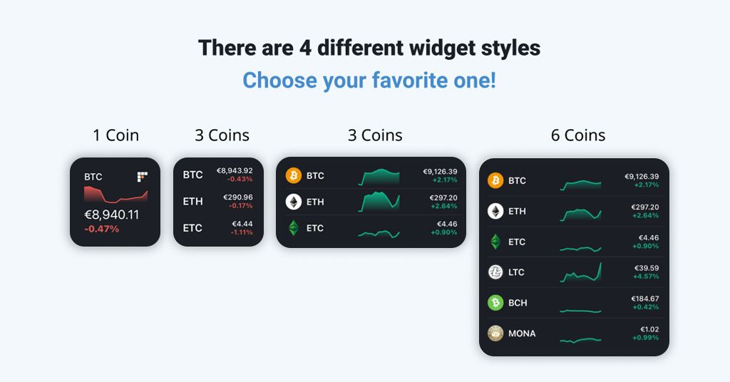 Best Crypto Price Widget Apps For iPhone's Home Screen In - iOS Hacker