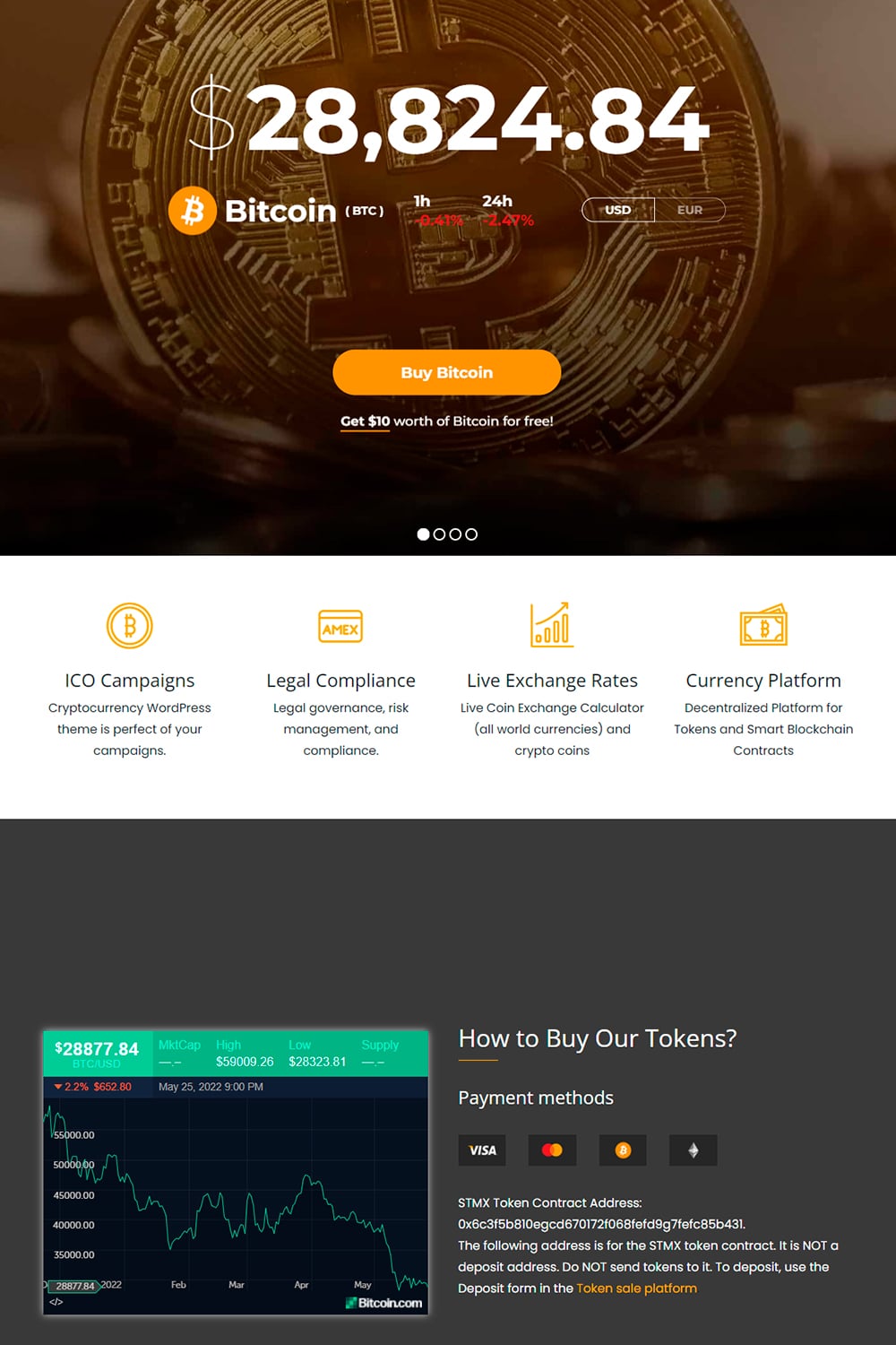 Cryptic – Cryptocurrency WordPress Theme - WP Starter Pack