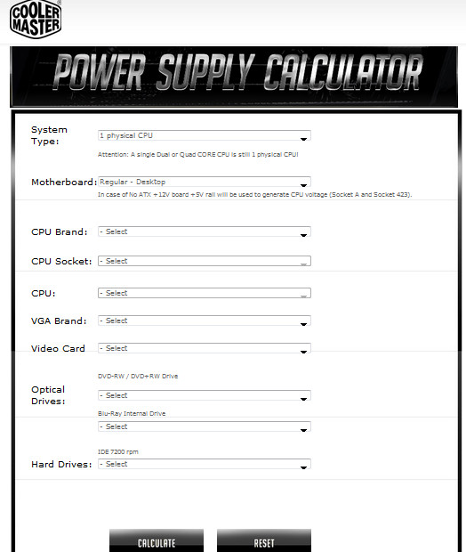 PC Wattage Calculator - Assess Your Computer's Needs