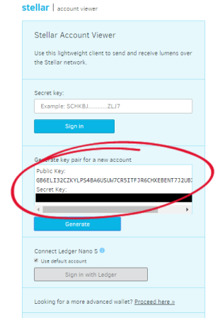 What is a Public Key? Where can I find it? : StellarX