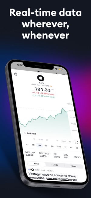 How do I enable push notifications to receive alerts on my iOS device? — TradingView