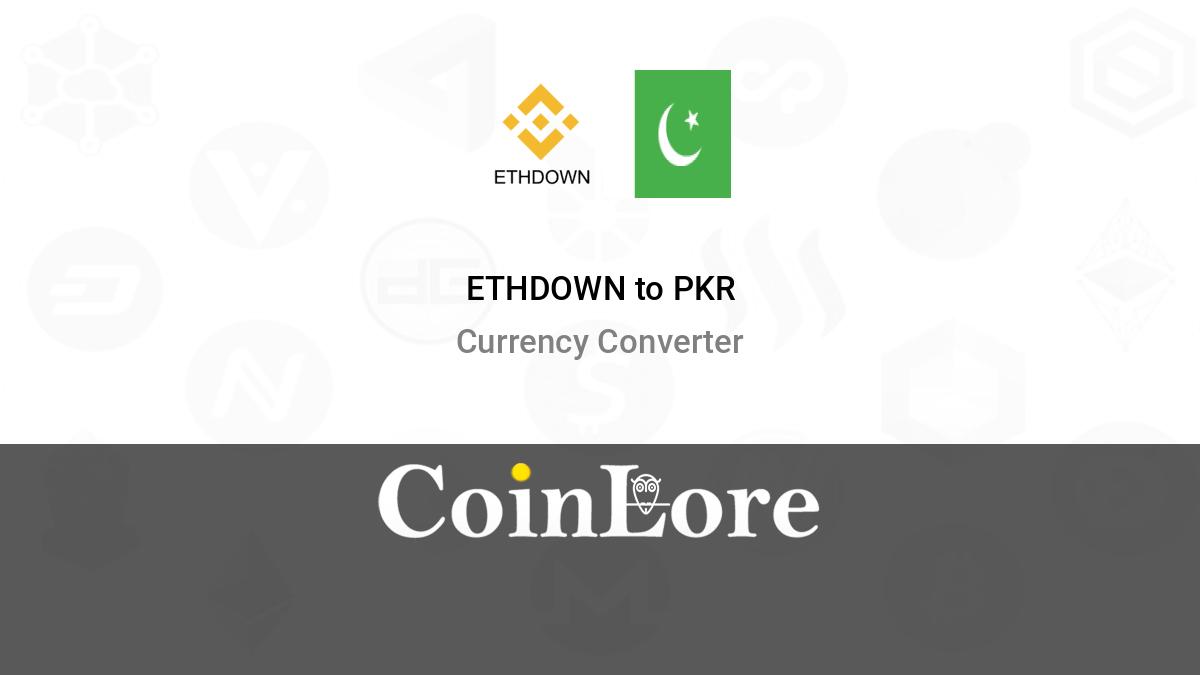 ETHDOWN/USDT - Binance | Monitor ETHDOWN Trading Activity, Live Order Book, Price and Manage Alerts