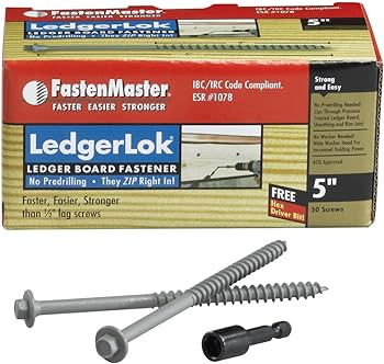 LedgerLOK: Deck Ledger Board Screws | FastenMaster