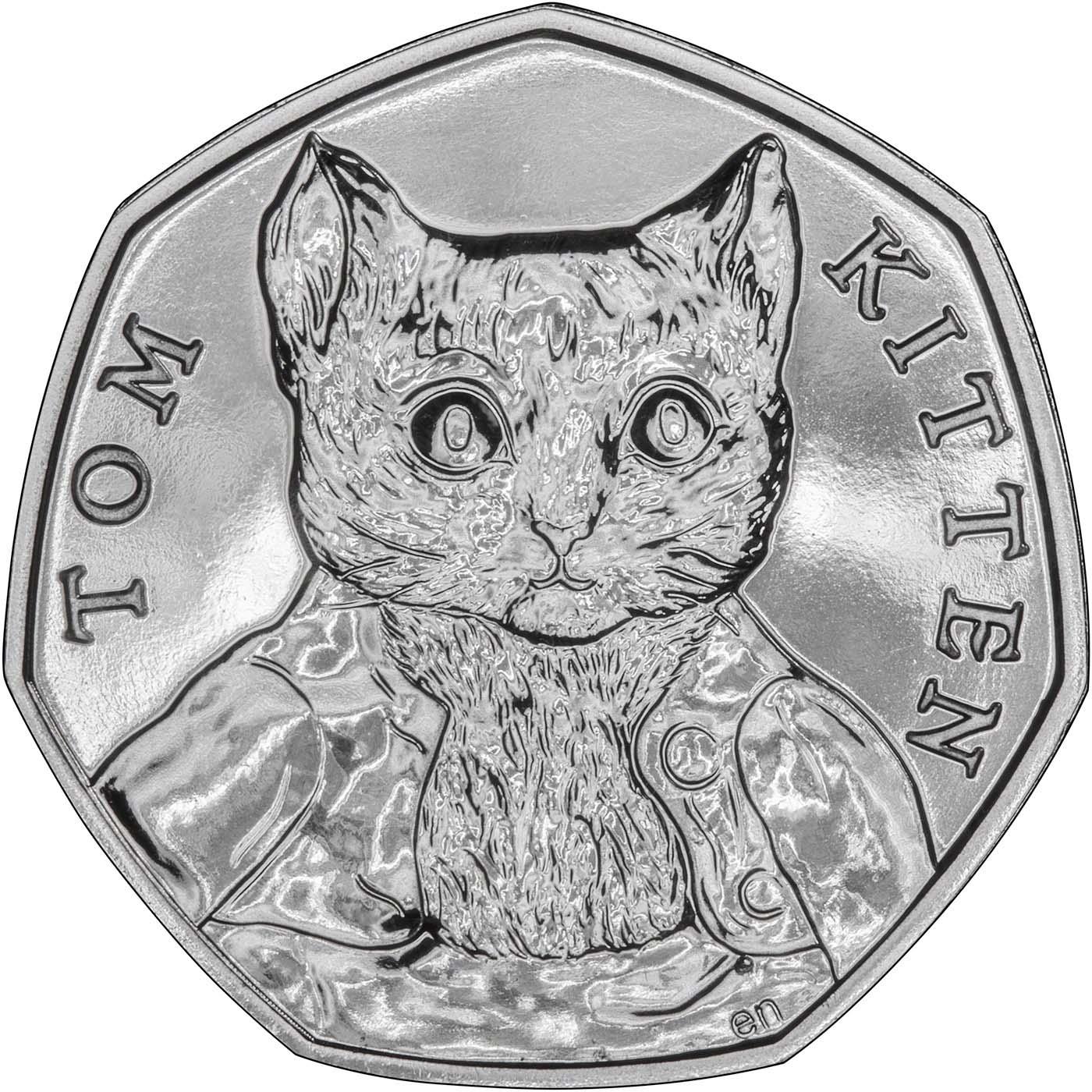 50 Pence - Elizabeth II (Cheshire Cat; Silver Proof) - Isle of Man – Numista