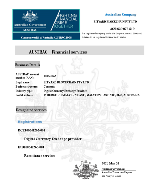 Cryptocurrency regulation in Australia in 