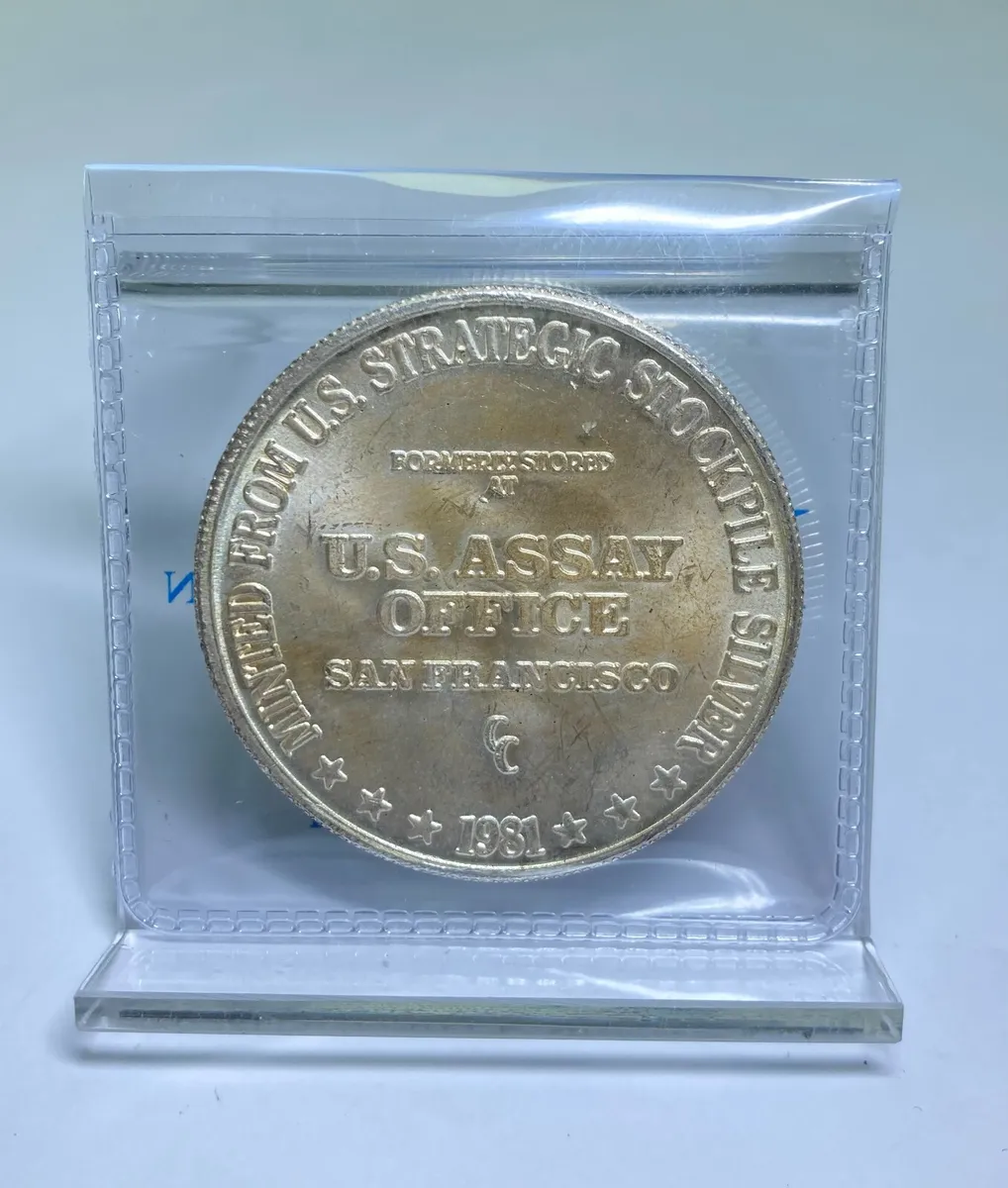 1 oz Silver (US Strategic Stockpile Type 1) - United States – Numista