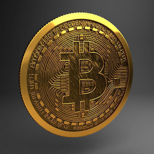 Bitcoin - bitcoin coin 3d model. Free download. | Creazilla