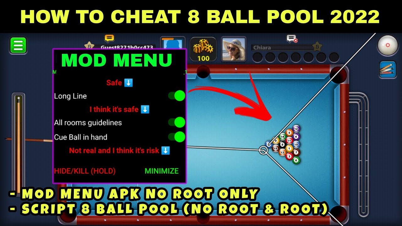 8 Ball Pool MOD APK (Anti Ban/long line) Android