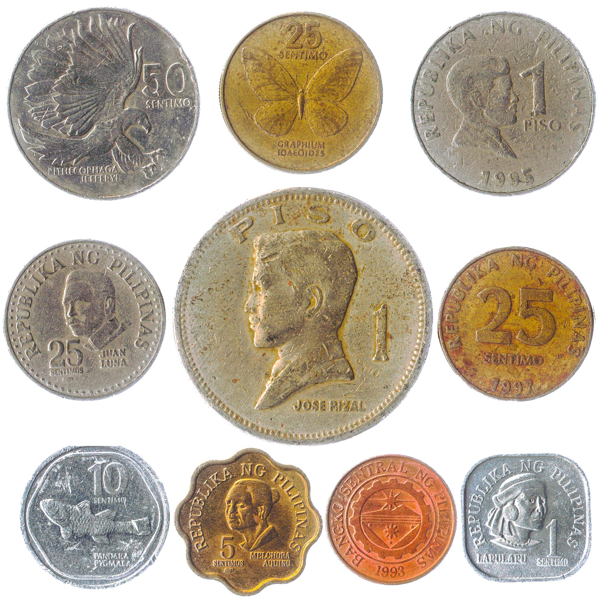 Philippine coins - online catalog with pictures and values, free