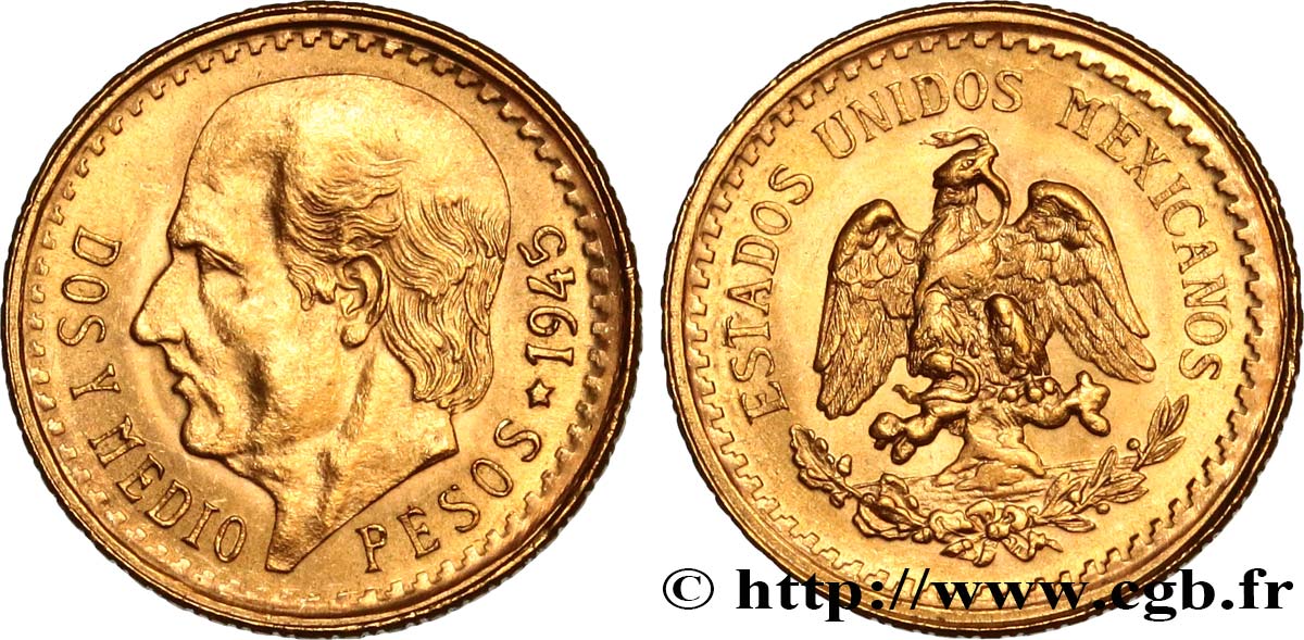 Mexican Peso Gold Coin - Hero Bullion