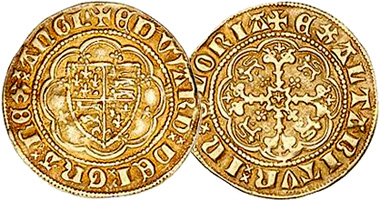 Edward III Half Noble Gold Coin