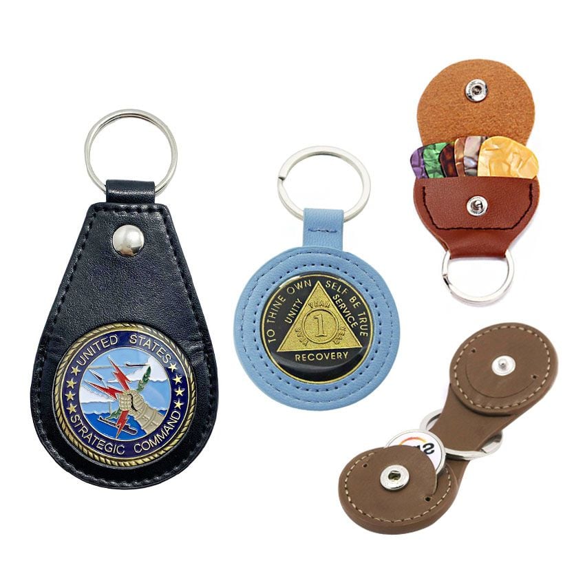 Key Fob Holder Keychains | AA Medallion Holder Keychains