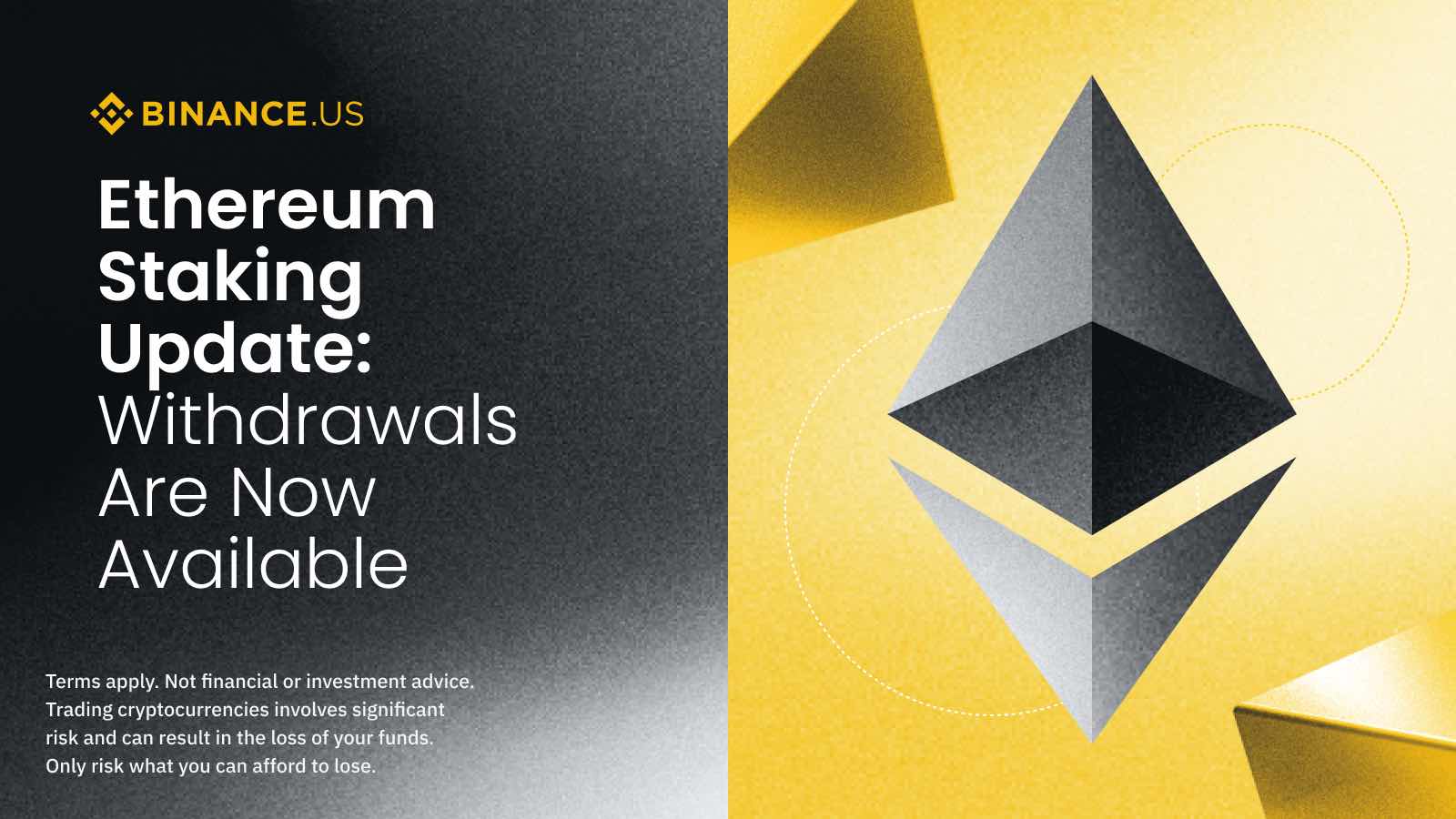 Binance launches Ethereum staking ahead of Merge upgrade