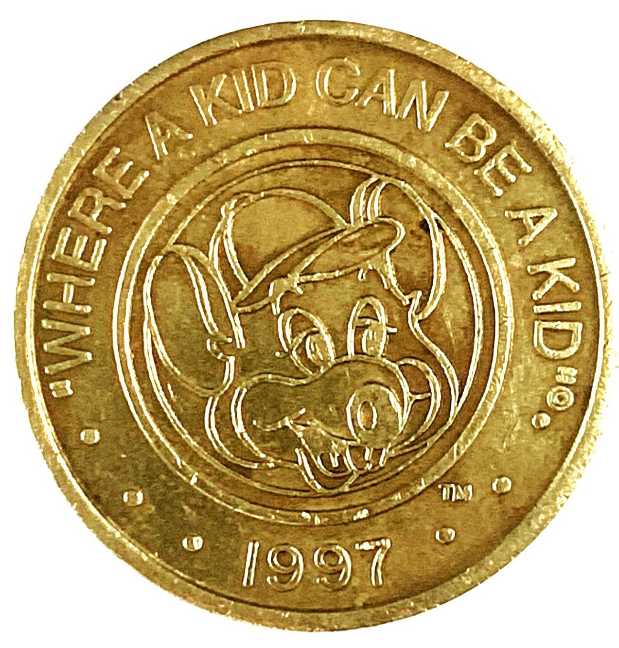 Token - Chuck E Cheese (Brass) - United States – Numista