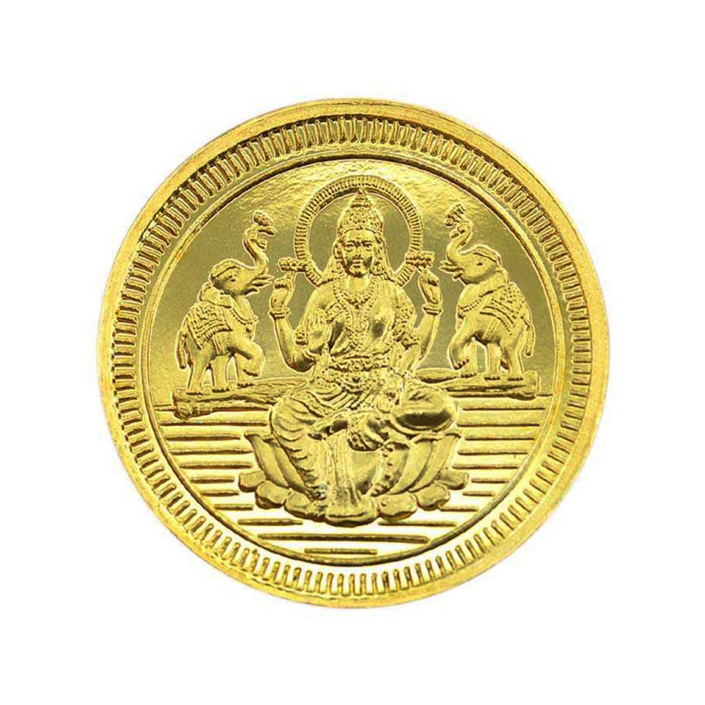 Lakshmi Gold Coin 1 Gram 22 Kt | South India Jewellery