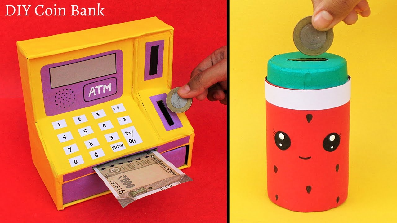 20 Fun DIY Piggy Banks that Encourage Saving | Piggy bank diy, Piggy bank, Piggy bank craft