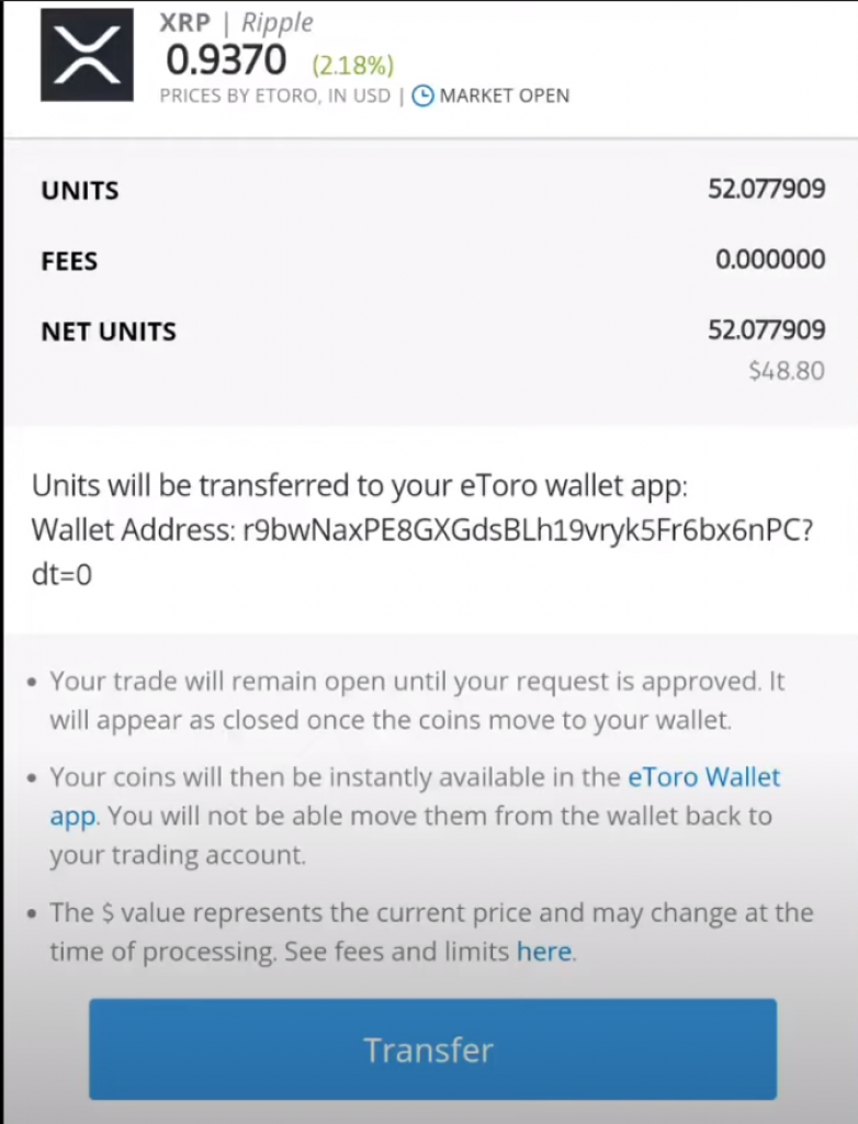 How to Withdraw Bitcoin and Other Crypto From eToro - Zengo