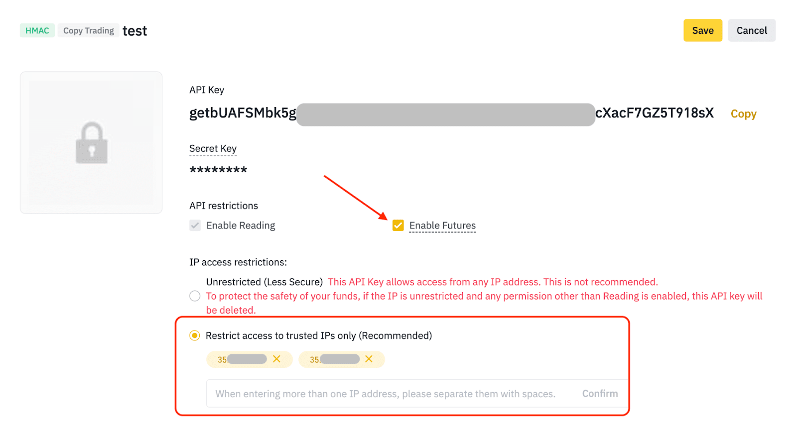 CoinTracking · Binance API Import