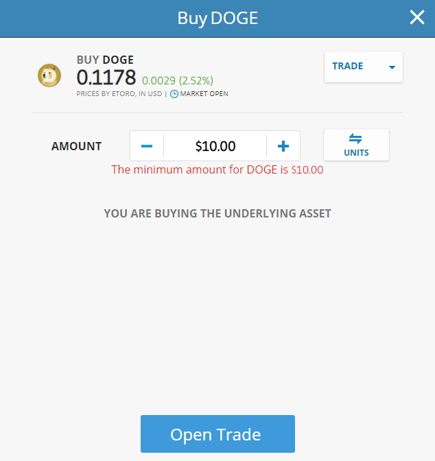 Exchange PayPal USD to Dogecoin (DOGE)