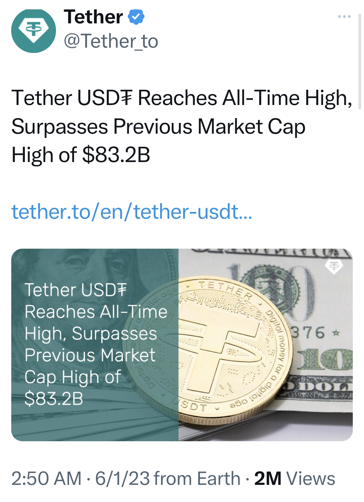 Tether USDt USD (USDT-USD) Price History & Historical Data - Yahoo Finance