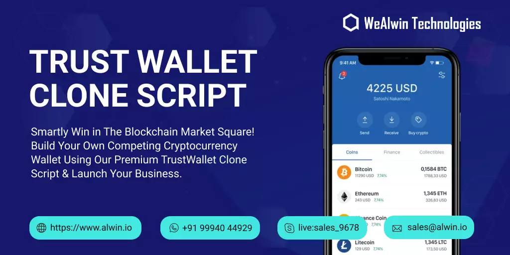 Trust Wallet Clone Script | Trust Wallet Clone App